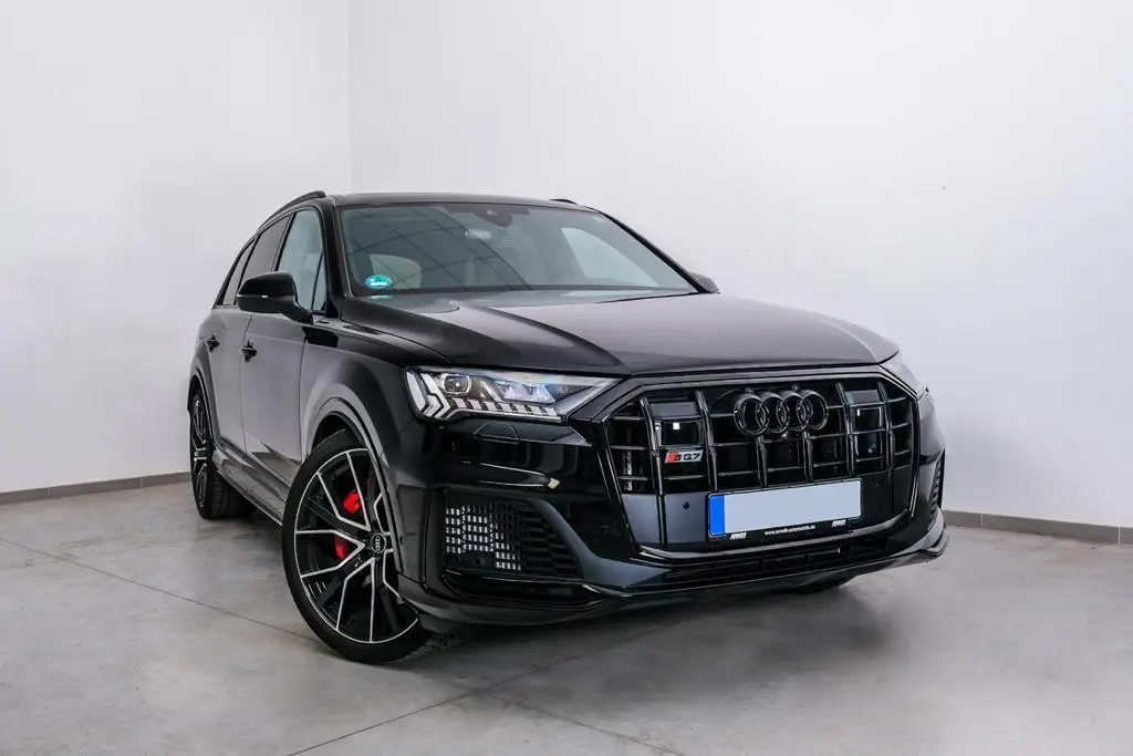 Audi SQ7 2025, interior — Courchevel Luxury Car Rental, Courchevel. The Audi SQ7 pairs a 507 hp V8 with the composure of a full-size SUV, which is exactly…