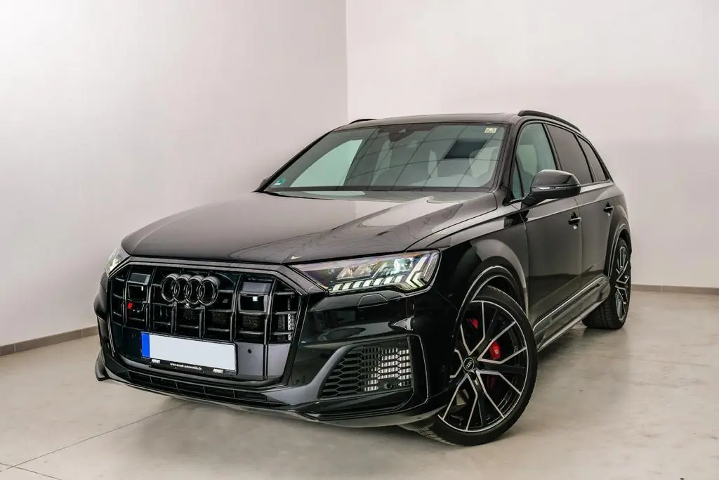 Audi SQ7 2025 — Courchevel Luxury Car Rental, Courchevel. The Audi SQ7 pairs a 507 hp V8 with the composure of a full-size SUV, which is exactly…