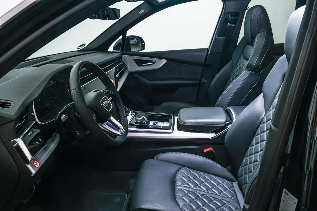 Audi SQ7 2025, dashboard — Courchevel Luxury Car Rental, Courchevel. The Audi SQ7 pairs a 507 hp V8 with the composure of a full-size SUV, which is exactly…