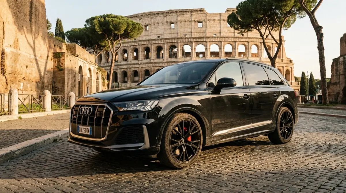 Audi SQ7 7seater 2023 — Courchevel Luxury Car Rental, Courchevel. The Audi SQ7 pairs 530 hp with genuine seven-seat practicality, which makes it one of the…
