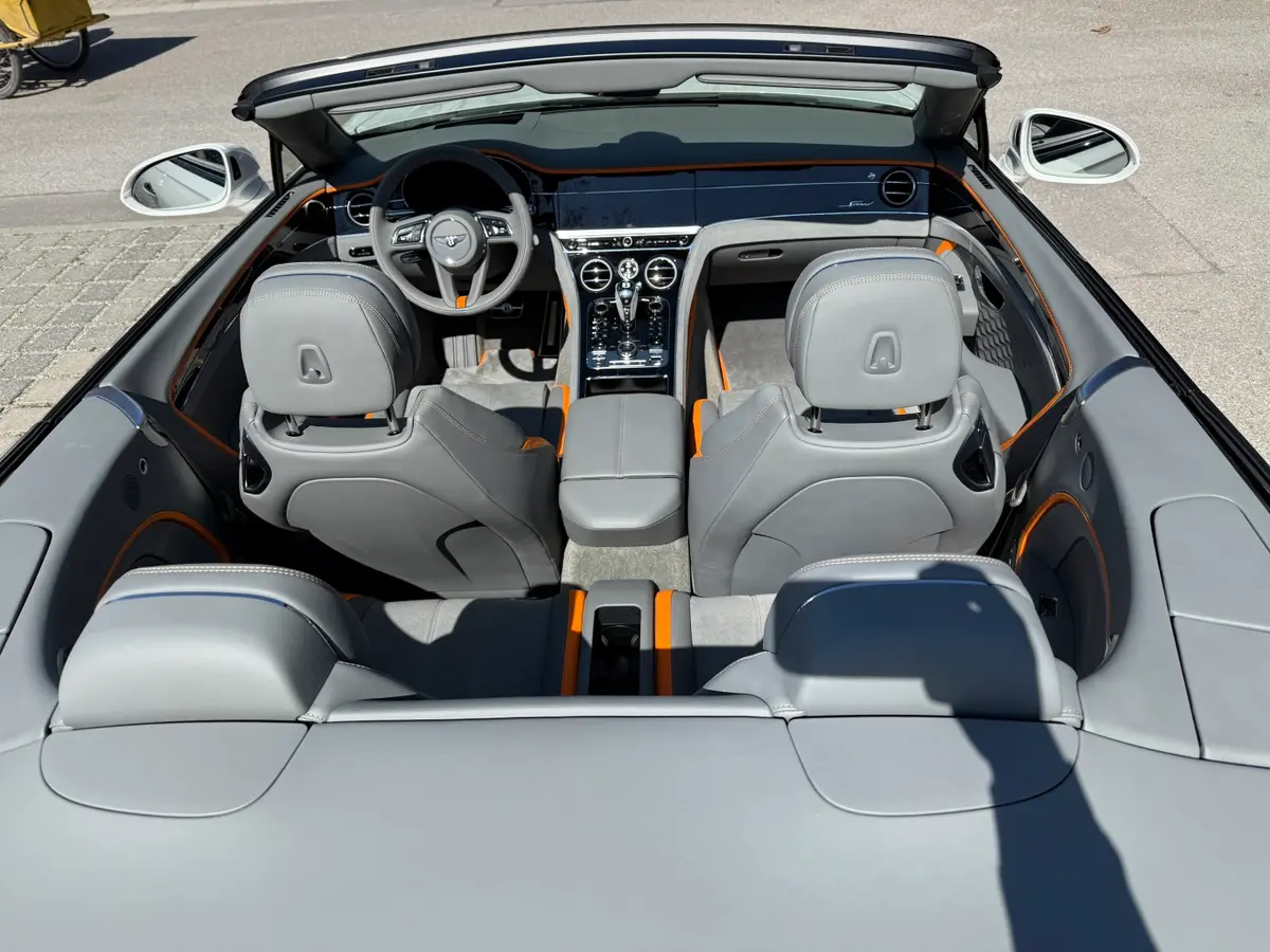 Bentley Continental GTC Speed 2025, interior — Courchevel Luxury Car Rental, Courchevel. The 2025 Bentley Continental GTC Speed is a four-seat convertible built for effortless…