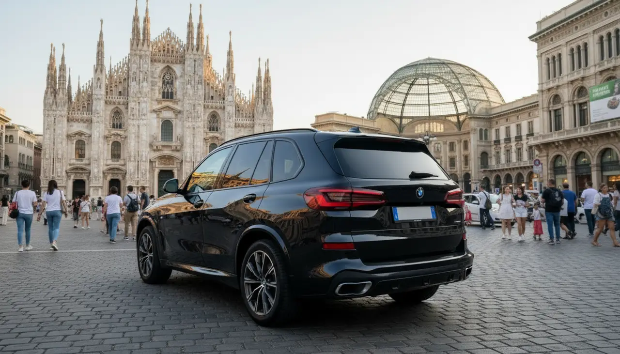 BMW X5 4.0i M 2025, exterior — Courchevel Luxury Car Rental, Courchevel. The 2025 BMW X5 4.0i M brings 381 hp and five seats to the kind of driving Courchevel…