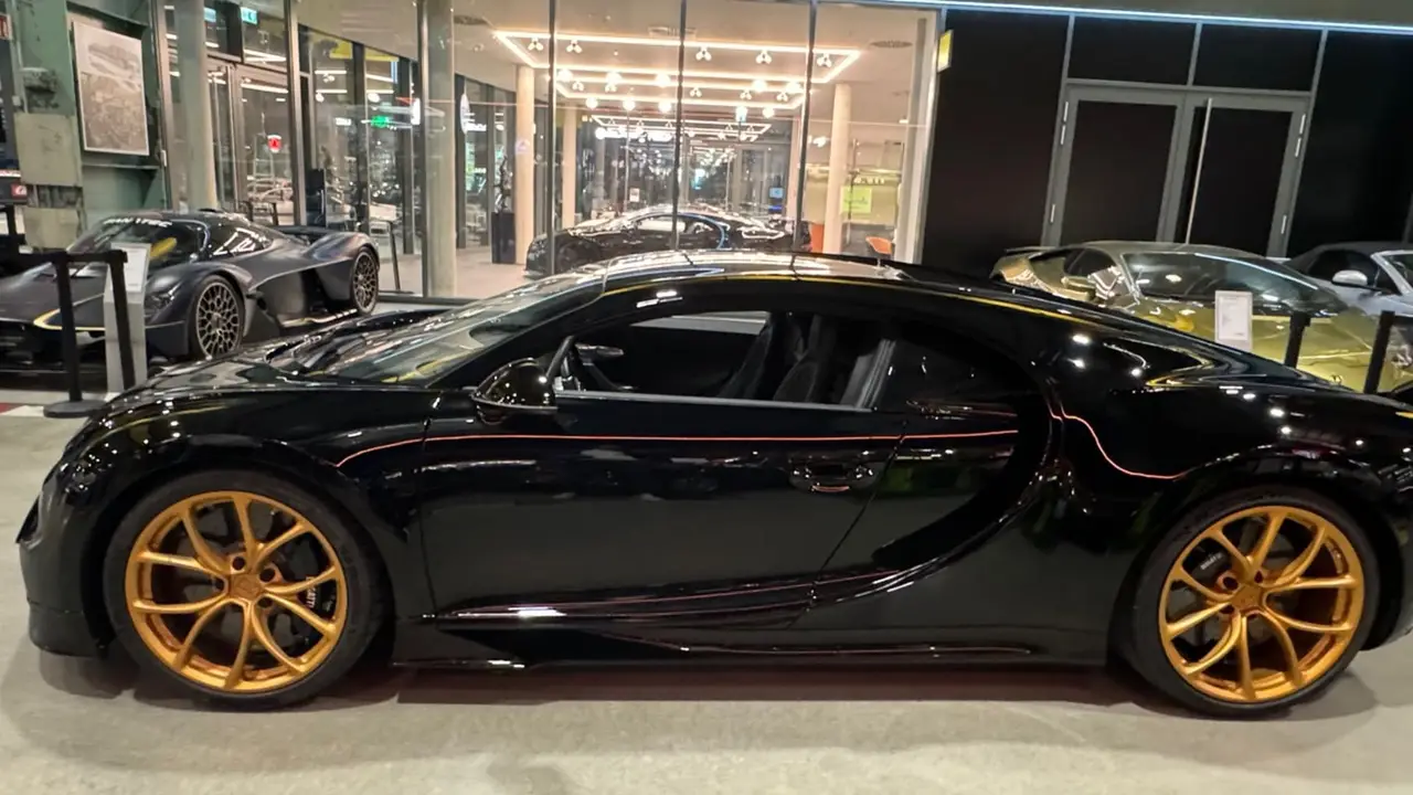 Bugatti Chiron 110 Ani 2019, exterior — Courchevel Luxury Car Rental, Courchevel. The Bugatti Chiron 110 Ans is not a car you book to save time getting somewhere; it is…