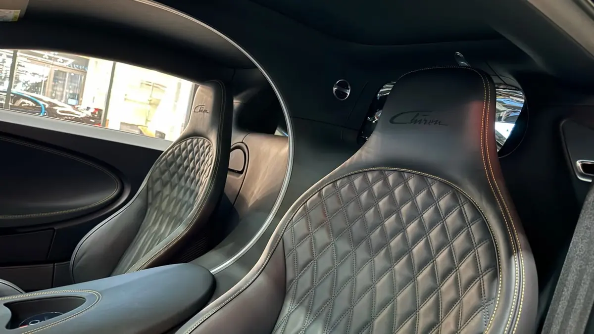 Bugatti Chiron 110 Ani 2019, dashboard — Courchevel Luxury Car Rental, Courchevel. The Bugatti Chiron 110 Ans is not a car you book to save time getting somewhere; it is…