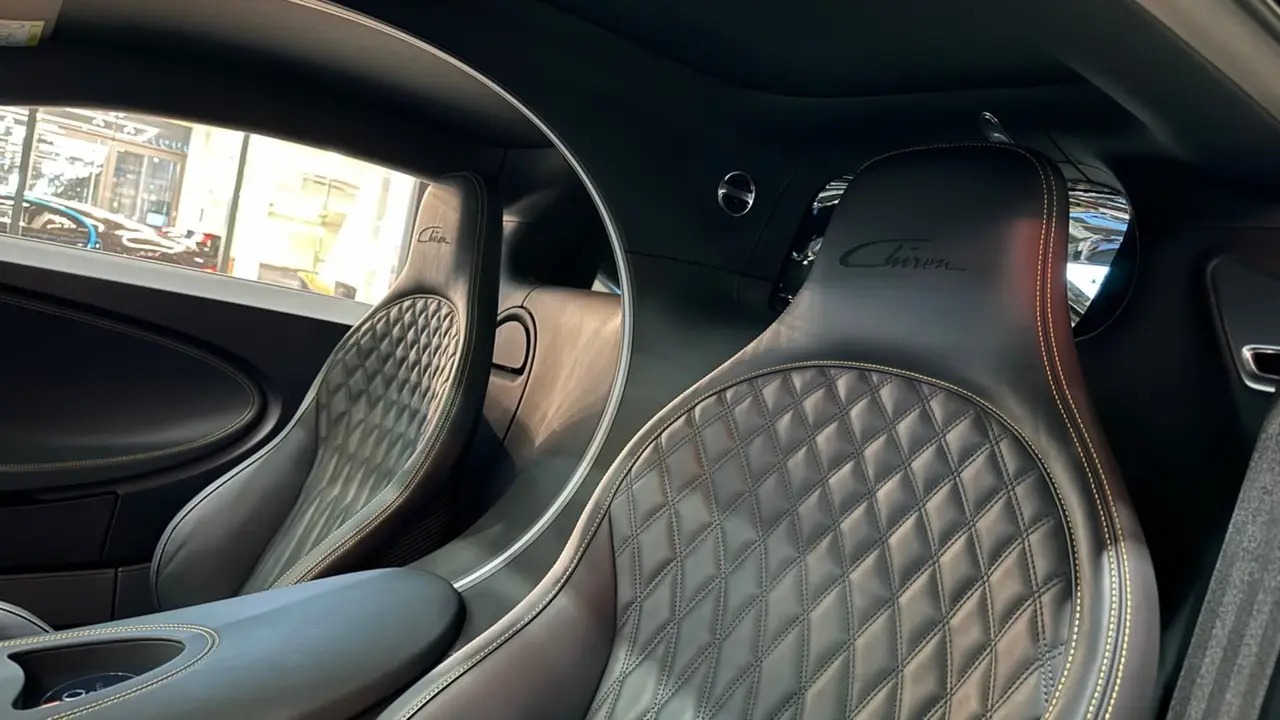 Bugatti Chiron 110 Ani 2019, dashboard — Courchevel Luxury Car Rental, Courchevel. The Bugatti Chiron 110 Ans is not a car you book to save time getting somewhere; it is…