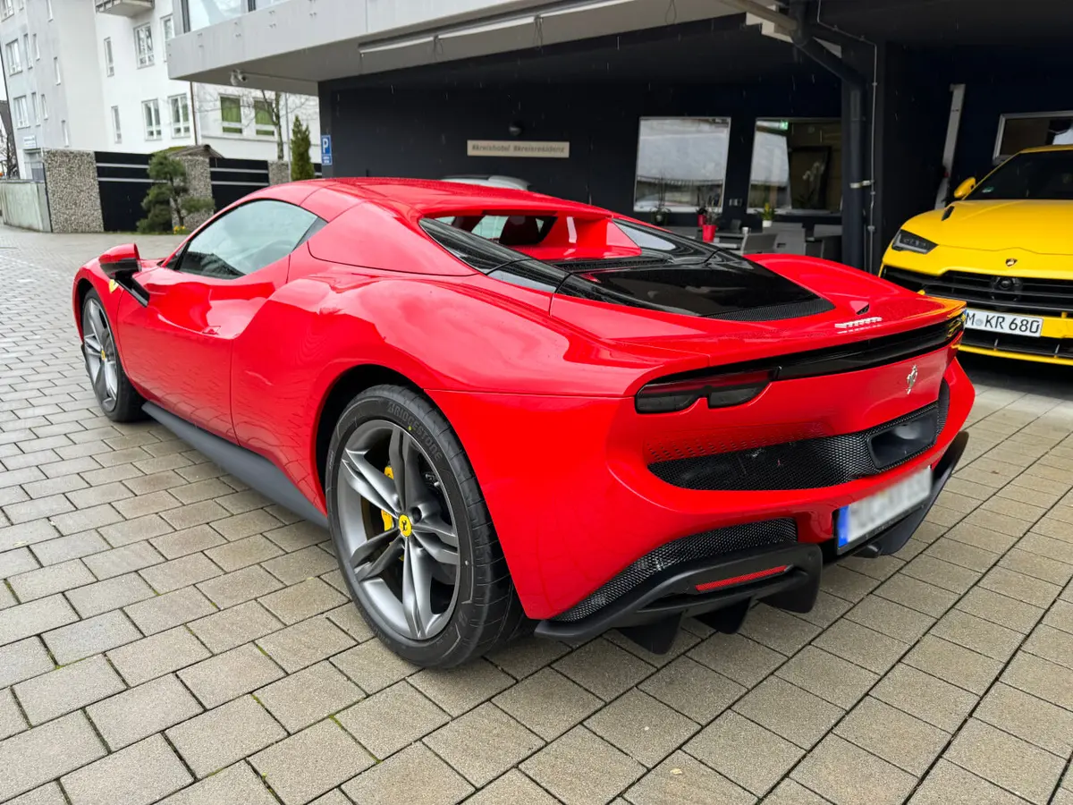 Ferrari 296 GTS Spider 2024, exterior — Courchevel Luxury Car Rental, Courchevel. The Ferrari 296 GTS Spider brings 819 hp to a two-seat, drop-top format that rewards a…