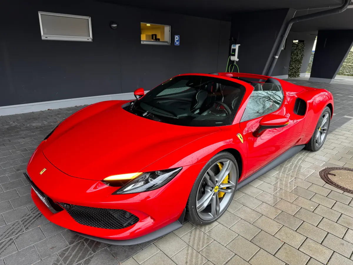 Ferrari 296 GTS Spider 2024, interior — Courchevel Luxury Car Rental, Courchevel. The Ferrari 296 GTS Spider brings 819 hp to a two-seat, drop-top format that rewards a…