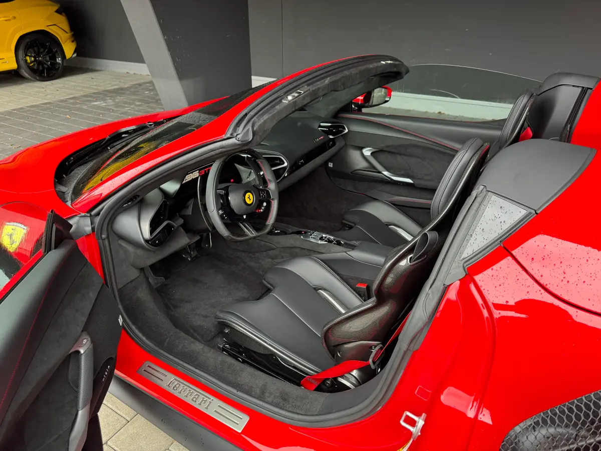 Ferrari 296 GTS Spider 2024, dashboard — Courchevel Luxury Car Rental, Courchevel. The Ferrari 296 GTS Spider brings 819 hp to a two-seat, drop-top format that rewards a…