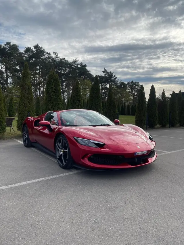 Ferrari 296 GTS Spider 2025 — Courchevel Luxury Car Rental, Courchevel