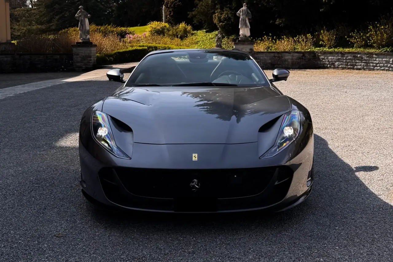 Ferrari 812 GTS 2024, interior — Courchevel Luxury Car Rental, Courchevel. The Ferrari 812 GTS is a naturally aspirated V12 statement, 800 hp sent to the rear…