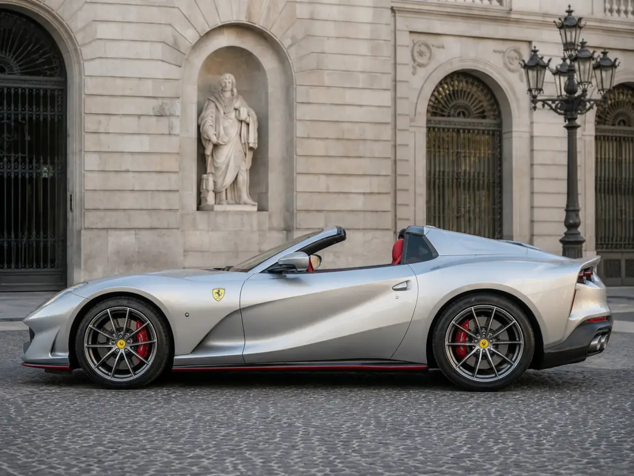 Ferrari 812 GTS 2024, dashboard — Courchevel Luxury Car Rental, Courchevel. The Ferrari 812 GTS is a naturally aspirated V12 statement, 800 hp sent to the rear…