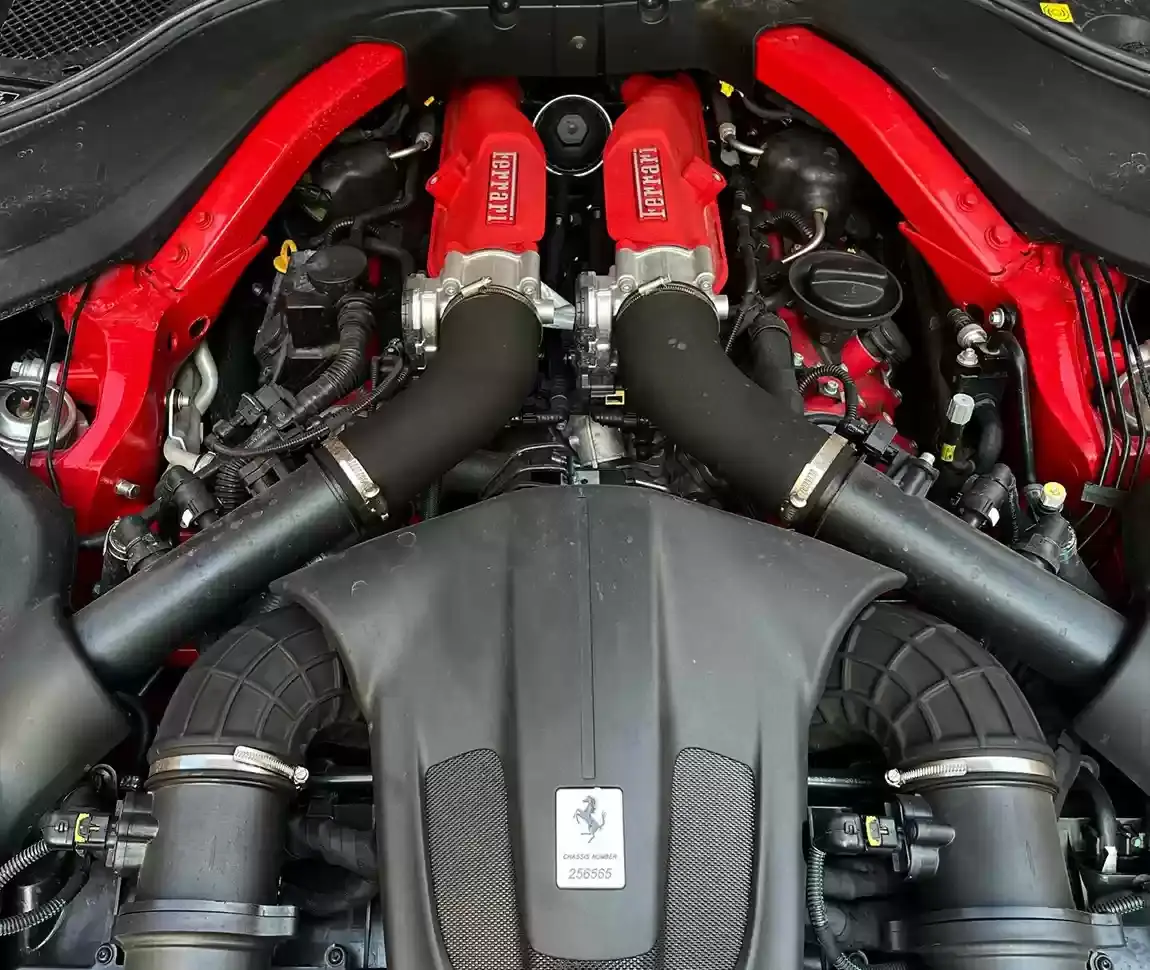 Ferrari Portofino M 2023, exterior — Courchevel Luxury Car Rental, Courchevel. The Ferrari Portofino M pairs a 620 hp V8 with real usability: four seats, a retractable…