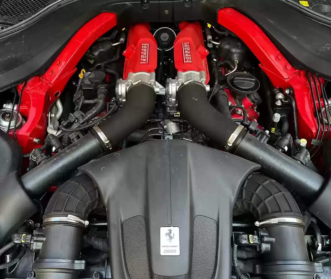 Ferrari Portofino M 2023, exterior — Courchevel Luxury Car Rental, Courchevel. The Ferrari Portofino M pairs a 620 hp V8 with real usability: four seats, a retractable…
