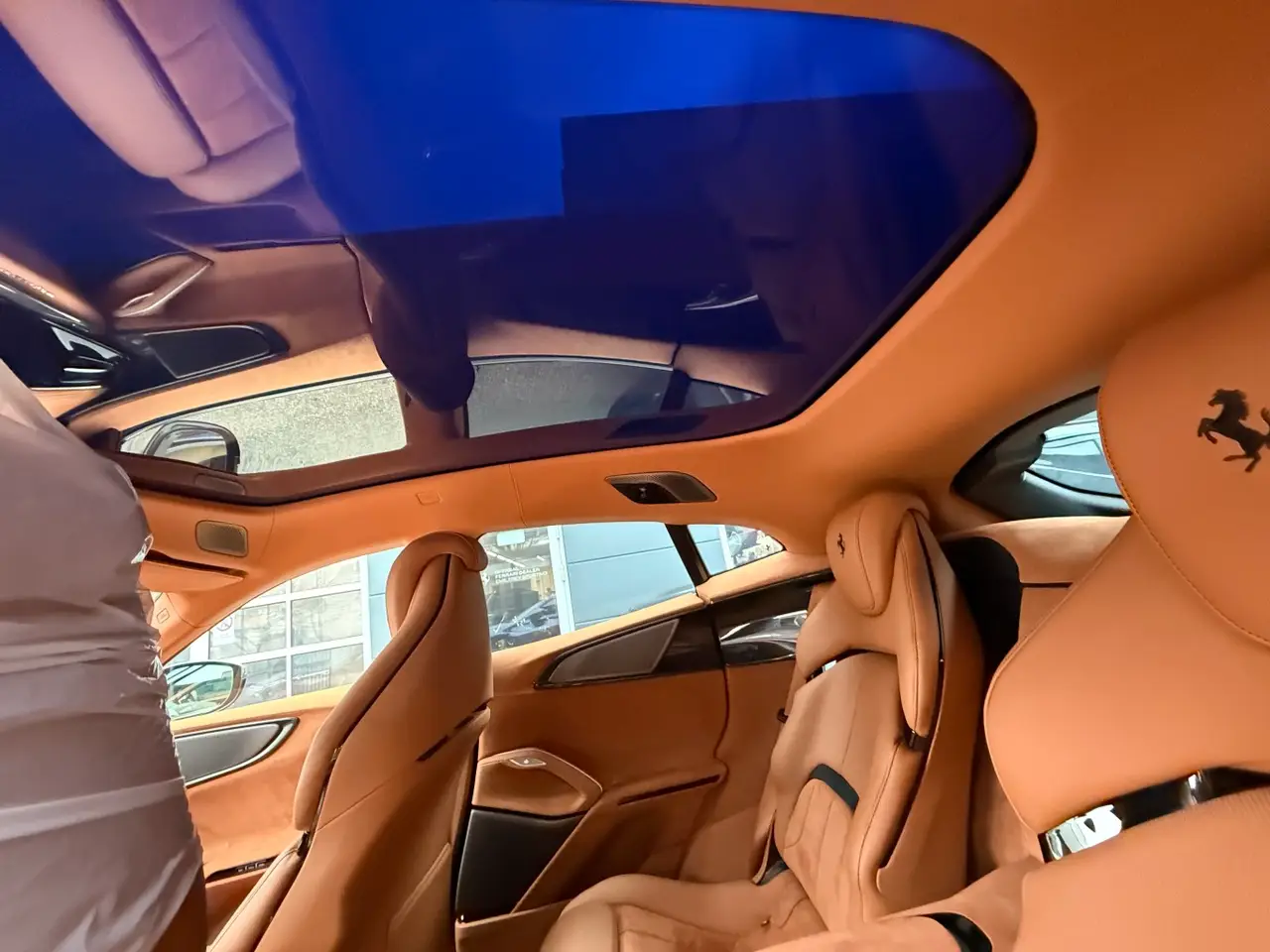 Ferrari Purosangue 2024, interior — Courchevel Luxury Car Rental, Courchevel. The Purosangue is Ferrari's answer to a genuine contradiction: five real seats and 715 hp…