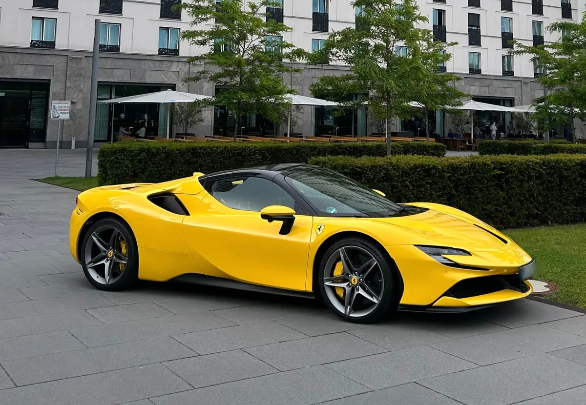 Ferrari SF90 Spider 2024 — Courchevel Luxury Car Rental, Courchevel. The Ferrari SF90 Spider brings 986 hp and a plug-in hybrid drivetrain to a two-seat…