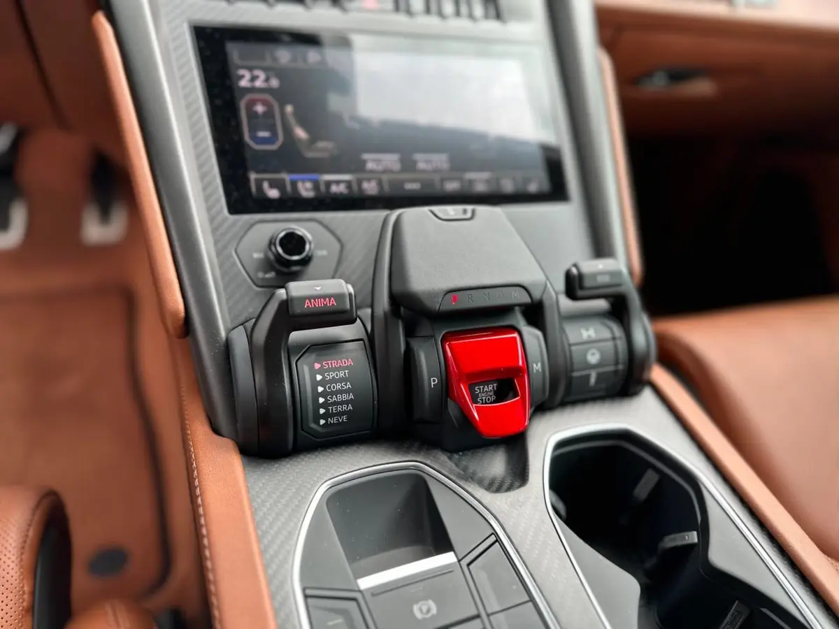 Lamborghini Urus S 2023, interior — Courchevel Luxury Car Rental, Courchevel. The Lamborghini Urus S brings 657 hp to a body style built for the terrain around…