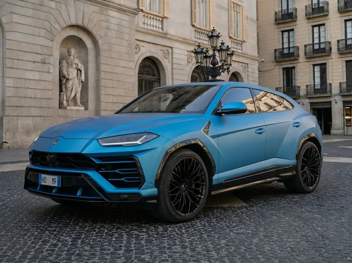 Lamborghini Urus SE 2025, exterior — Courchevel Luxury Car Rental, Courchevel. The Lamborghini Urus SE brings 800 hp and five seats together in a shape built for the…
