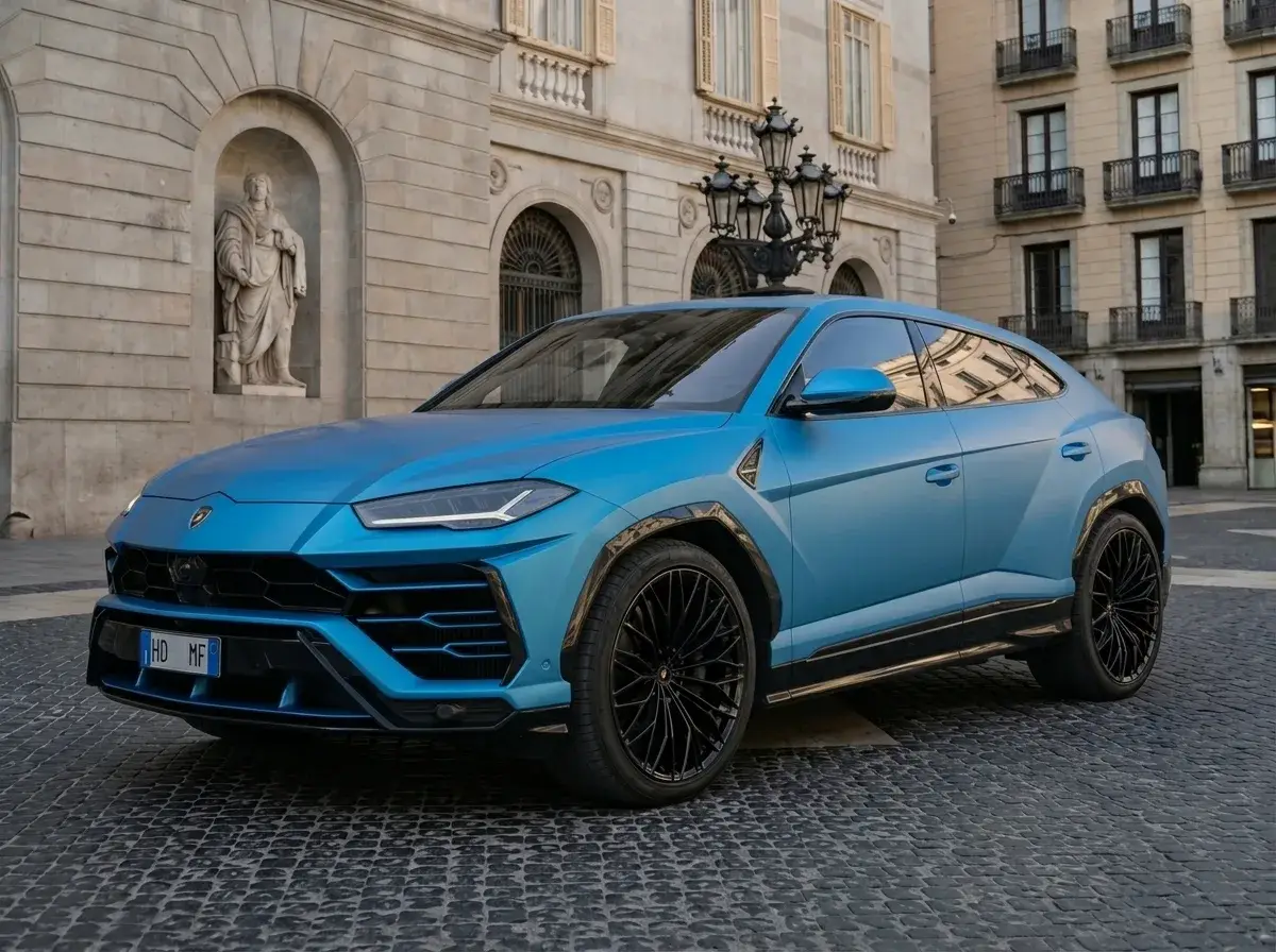 Lamborghini Urus SE 2025, exterior — Courchevel Luxury Car Rental, Courchevel. The Lamborghini Urus SE brings 800 hp and five seats together in a shape built for the…