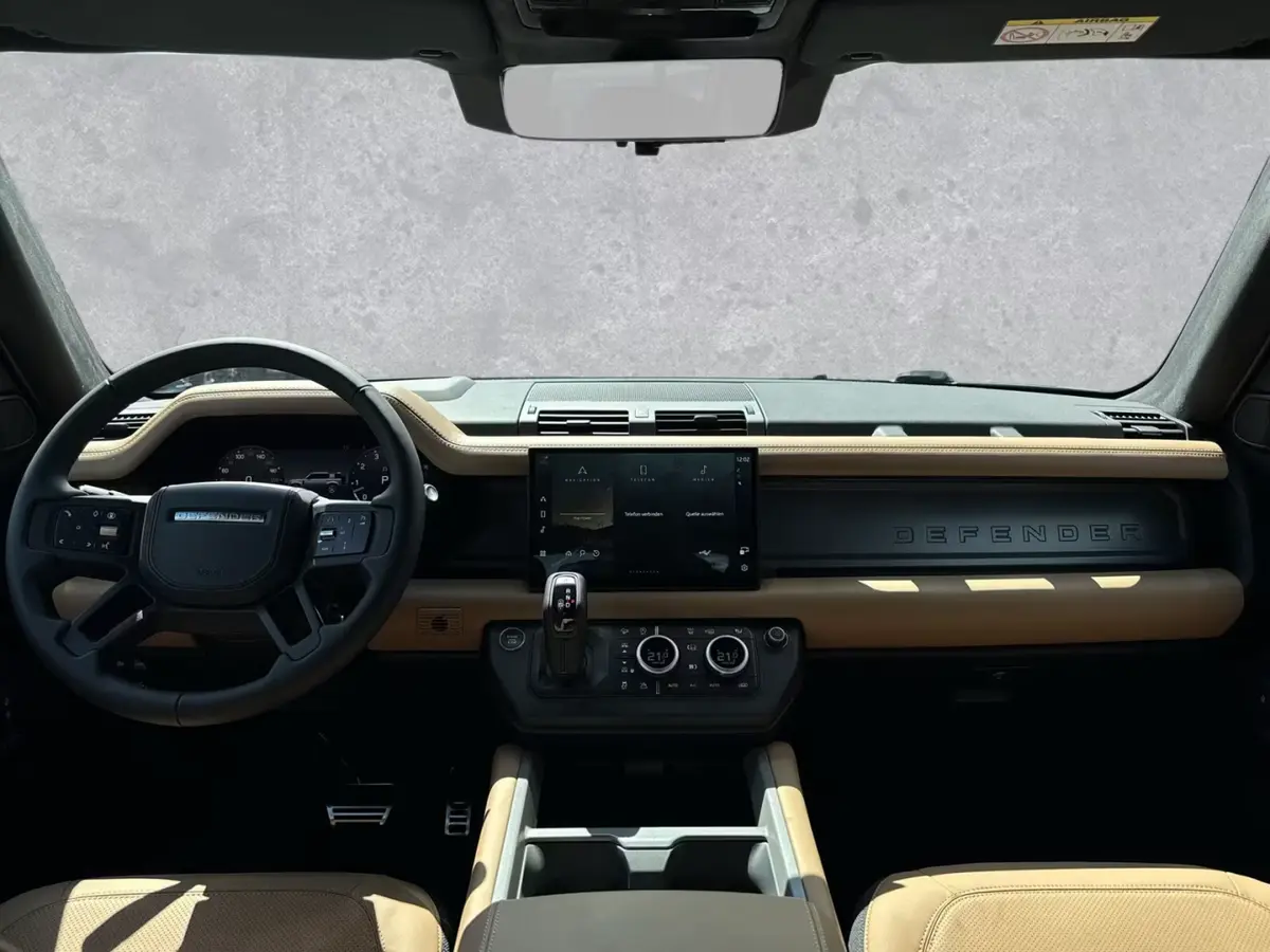 Land Rover Defender 2024, rear view — Courchevel Luxury Car Rental, Courchevel. The 2024 Land Rover Defender brings a different character to the fleet than the lower,…