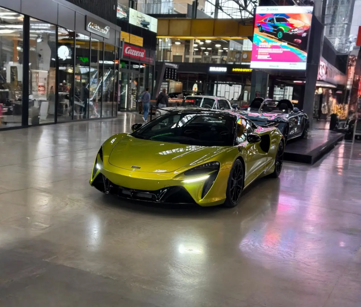 McLaren Artura Spider 2024, interior — Courchevel Luxury Car Rental, Courchevel. The McLaren Artura Spider brings 671 hp to a two-seat convertible layout that rewards a…