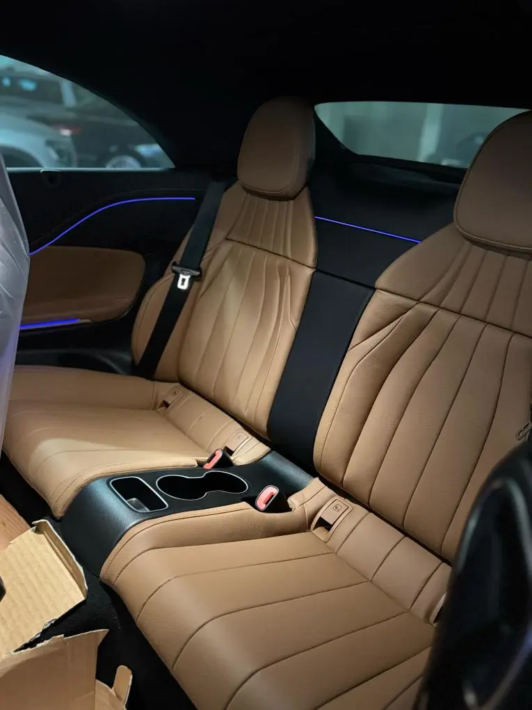 Mercedes Benz CLE 300 Cabriolet AMG Premium 2025, rear view — Courchevel Luxury Car Rental, Courchevel. The Mercedes-Benz CLE 300 Cabriolet AMG Premium is built for open-top comfort rather than…