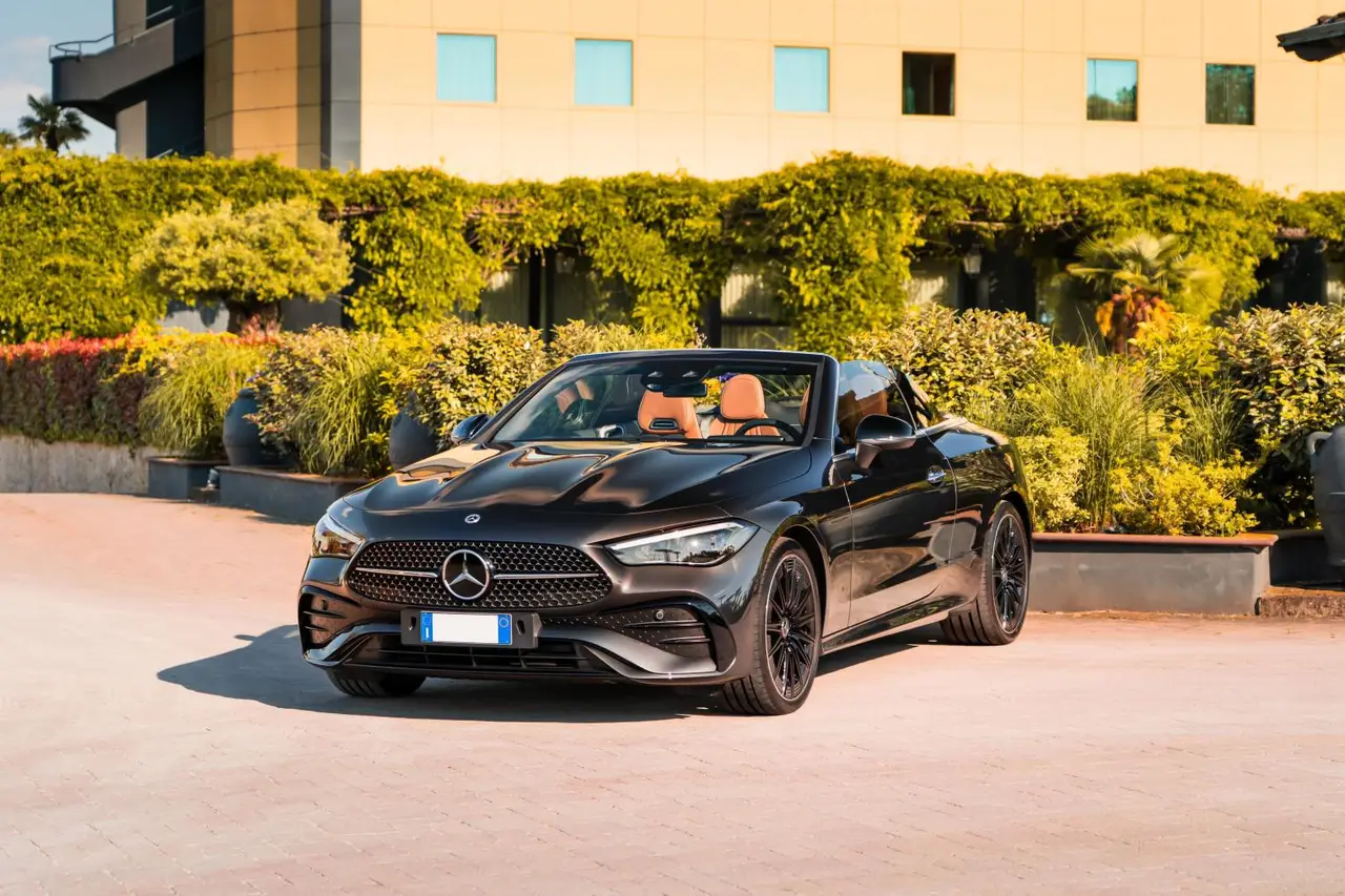 Mercedes Benz CLE 300 Cabriolet AMG Premium 2025, dashboard — Courchevel Luxury Car Rental, Courchevel. The Mercedes-Benz CLE 300 Cabriolet AMG Premium is built for open-top comfort rather than…