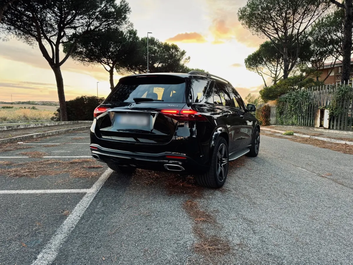 Mercedes Benz GLE 450 AMG 2024, rear view — Courchevel Luxury Car Rental, Courchevel. The Mercedes Benz GLE 450 AMG pairs a 367 hp six-cylinder with the kind of cabin space…