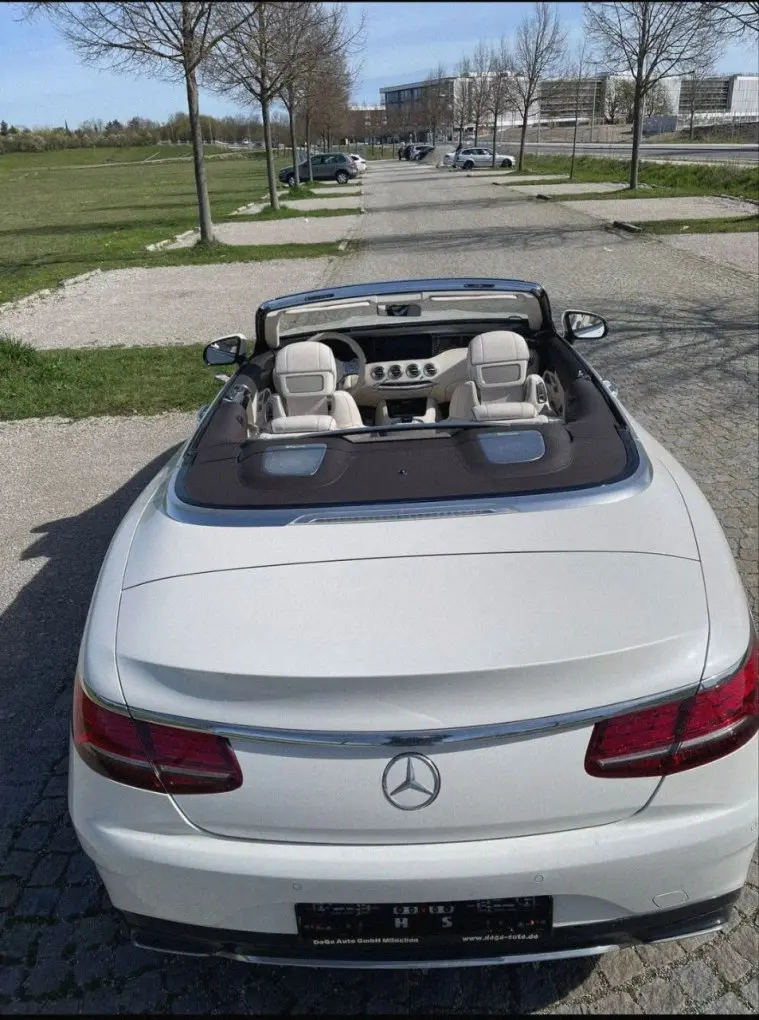 Mercedes Benz S560 Cabrio 2021, front view — Courchevel Luxury Car Rental, Courchevel. The 2021 Mercedes Benz S560 Cabrio brings a different kind of open-top experience to the…