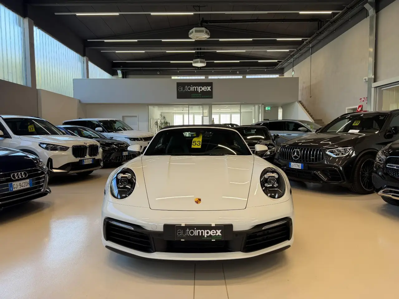 Porsche 911 Carrera S Cabrio (992) 2025, dashboard — Courchevel Luxury Car Rental, Courchevel. The 2025 Porsche 911 Carrera S Cabrio (992) pairs 480 hp with the kind of steering…