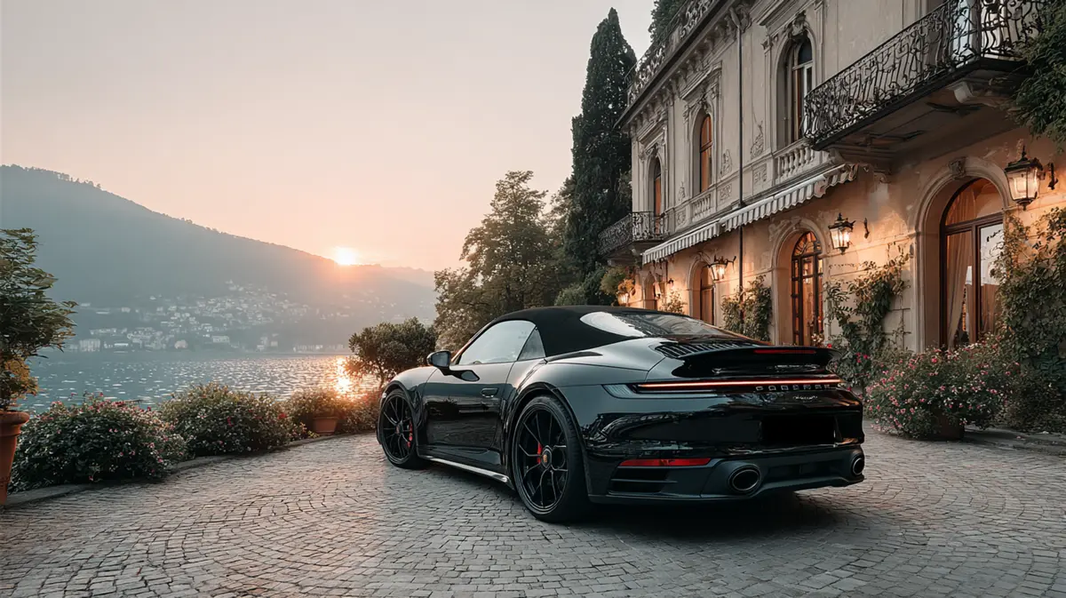 Porsche 992 Carrera 4 GTS Cabrio 2024, front view — Courchevel Luxury Car Rental, Courchevel. The 2024 Porsche 992 Carrera 4 GTS Cabrio pairs 480 hp with all-wheel drive, a…