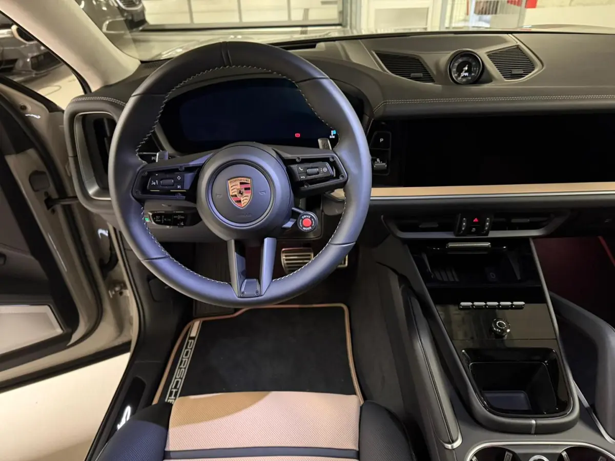 Porsche Cayenne Turbo E-Hybrid Coupé GT 2026, exterior — Courchevel Luxury Car Rental, Courchevel. The 2026 Porsche Cayenne Turbo E-Hybrid Coupé GT pairs a 739 hp hybrid powertrain with…