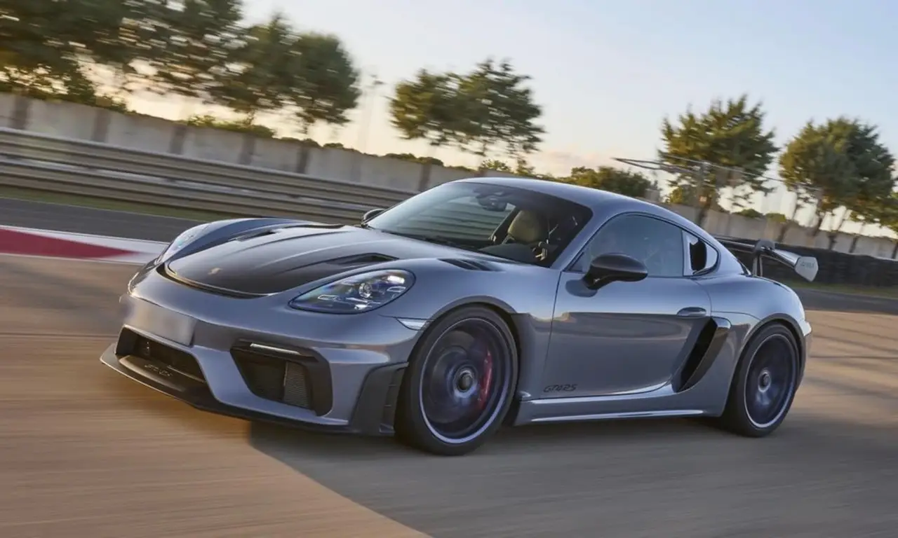 Porsche GT4 RS 2024, rear view — Courchevel Luxury Car Rental, Courchevel. The Porsche GT4 RS is a driver's car first: a 2-seat, rear-wheel-drive sports coupe built…