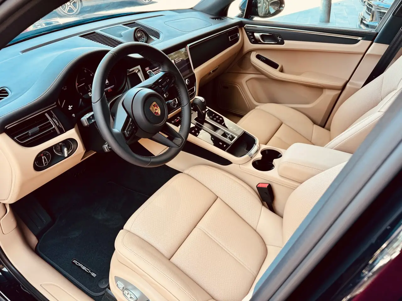 Porsche Macan 2024, front view — Courchevel Luxury Car Rental, Courchevel. The 2024 Porsche Macan brings a practical, composed character to a resort where road…