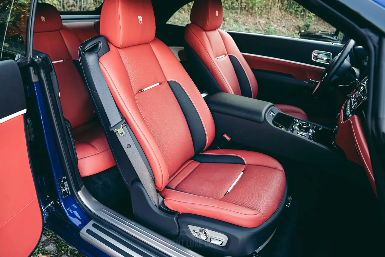 Rolls-Royce Dawn 2022, rear view — Courchevel Luxury Car Rental, Courchevel. The Rolls-Royce Dawn brings 563 hp and four-seat comfort to Courchevel with a character…