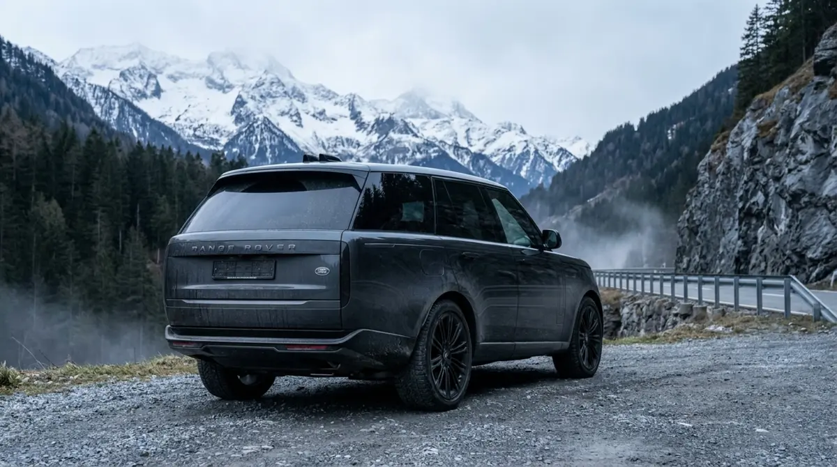 Rover Range Rover Autobiography P530 2026, front view — Courchevel Luxury Car Rental, Courchevel. The 2026 Range Rover Autobiography P530 brings 530 hp and a five-seat cabin to the kind…