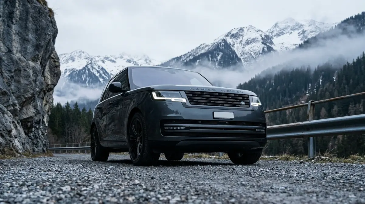 Rover Range Rover Autobiography P530 2026, rear view — Courchevel Luxury Car Rental, Courchevel. The 2026 Range Rover Autobiography P530 brings 530 hp and a five-seat cabin to the kind…
