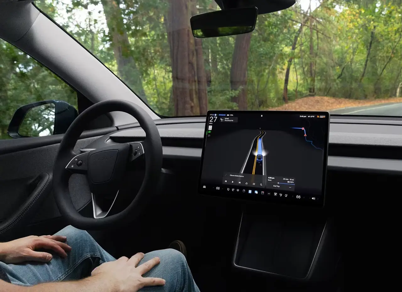 Tesla Model 3 Performance 2026, dashboard — Courchevel Luxury Car Rental, Courchevel. The 2026 Tesla Model 3 Performance brings 510 hp and instant electric torque to a car…