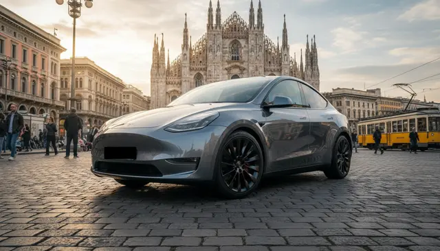 Tesla Model Y Long Range 2023 — Courchevel Luxury Car Rental, Courchevel
