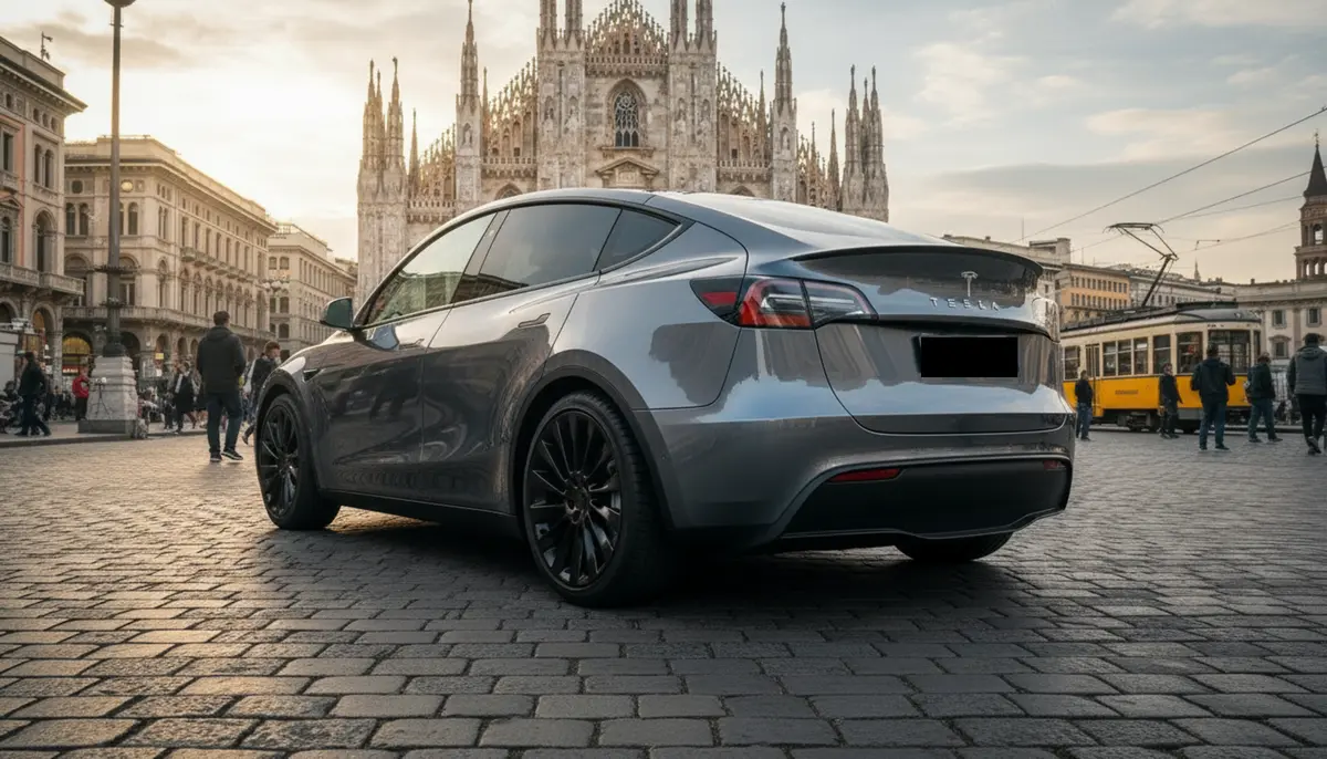 Tesla Model Y Long Range 2023, exterior — Courchevel Luxury Car Rental, Courchevel. The 2023 Tesla Model Y Long Range brings a different kind of drive to the valley:…